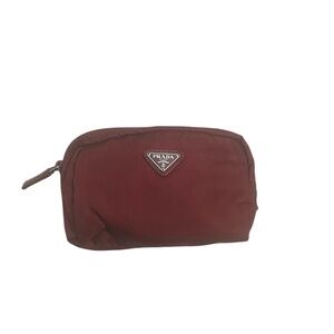 Prada Burgundy Pouch
